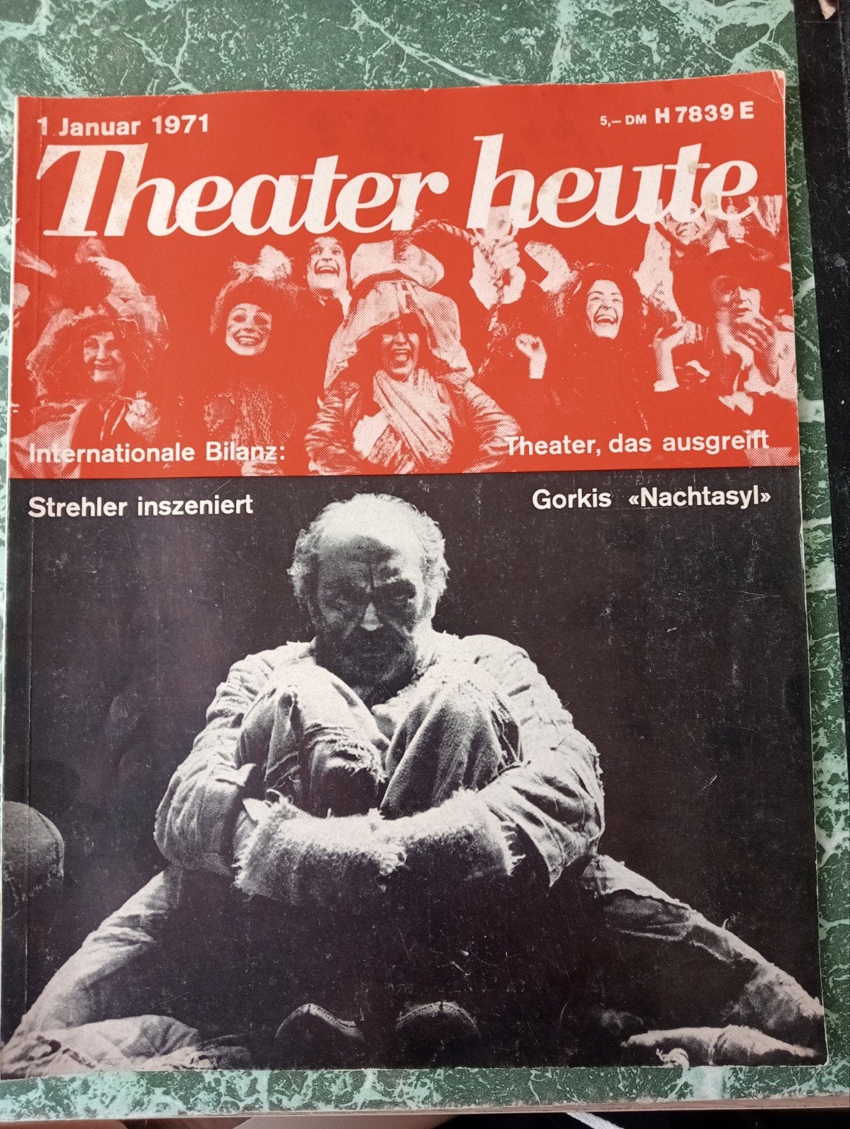 Theater heute - 12. Jahrgang Nr. 1, Januari 1971, Ophalen of Verzenden, Gelezen, Overige typen