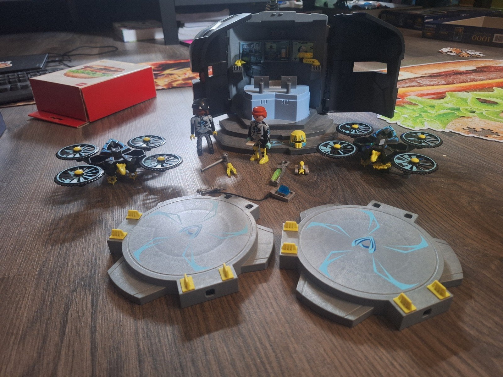 Playmobil dr Drone top agents, Gebruikt, Gebouw, Complete set, Ophalen of Verzenden