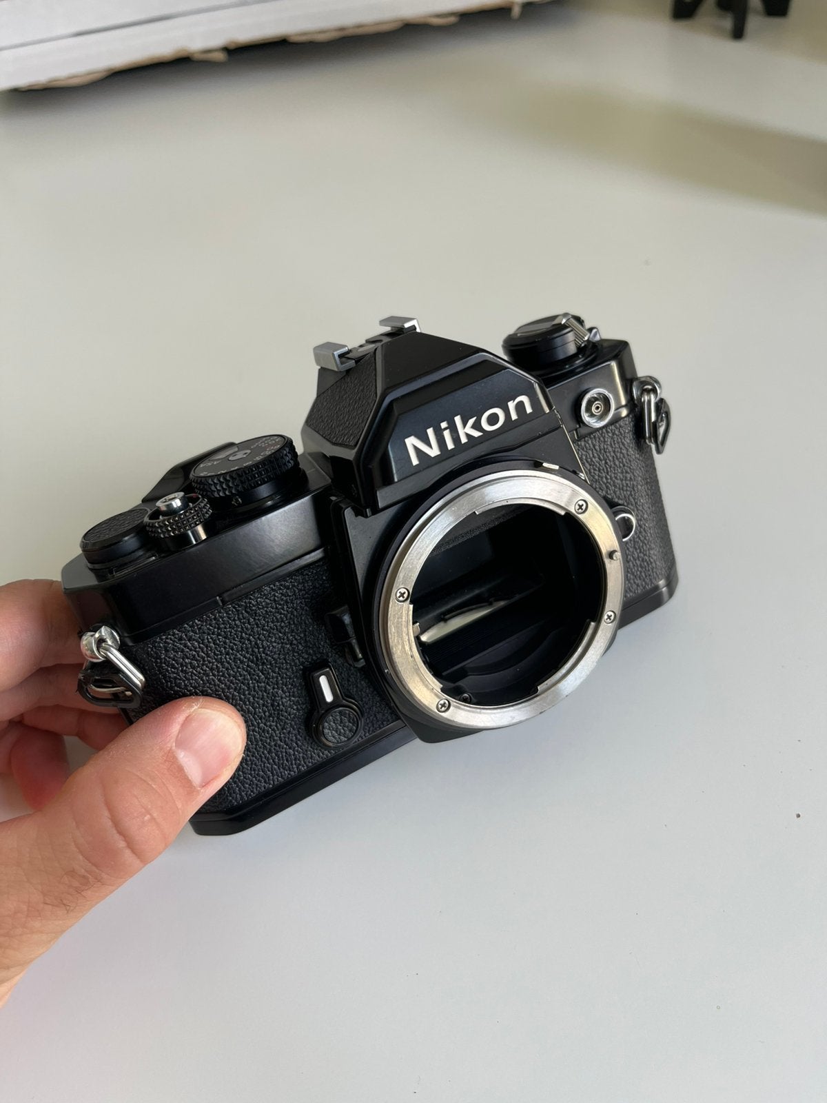 Nikon FM, Ophalen of Verzenden, Gebruikt, Spiegelreflex, Nikon