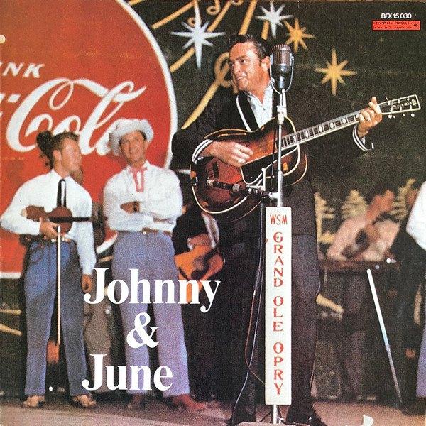 LP Johnny Cash - Johnny & June (Bear Family), Ophalen, Gebruikt, 12 inch