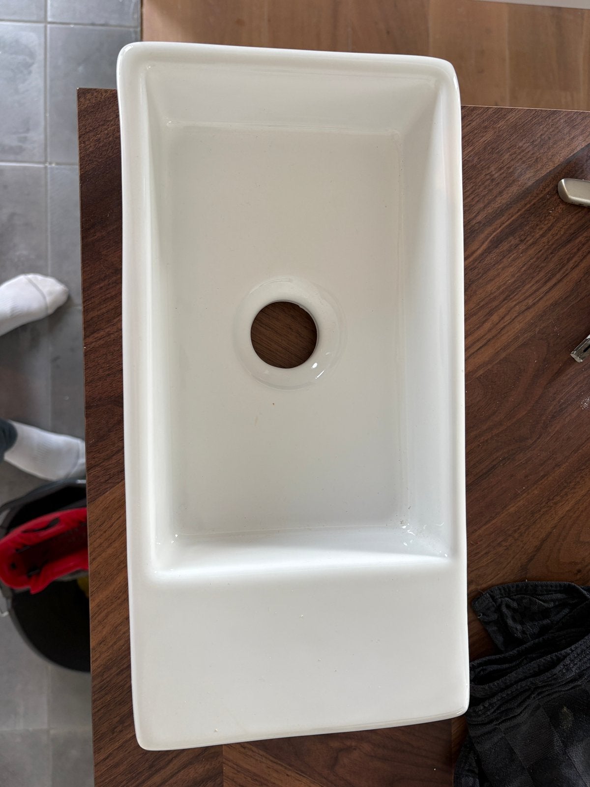 Fontein bakje klein L36,5 x B18 x H9, Ophalen, Nieuw, Steen, Toilet