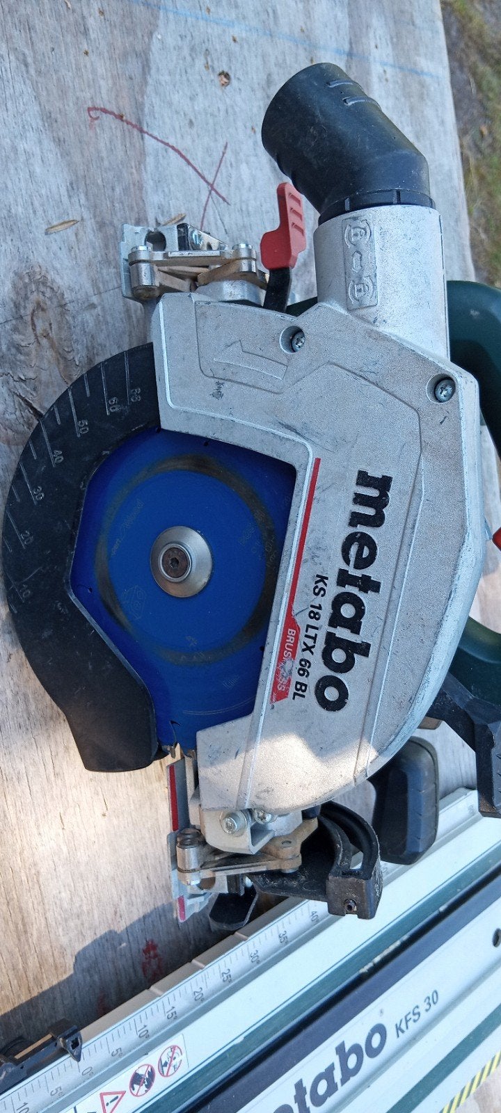 metabo cirkelzaag met afkortliniaal, Ophalen, 1200 watt of meer, Cirkelzaag, 30 tot 70 mm