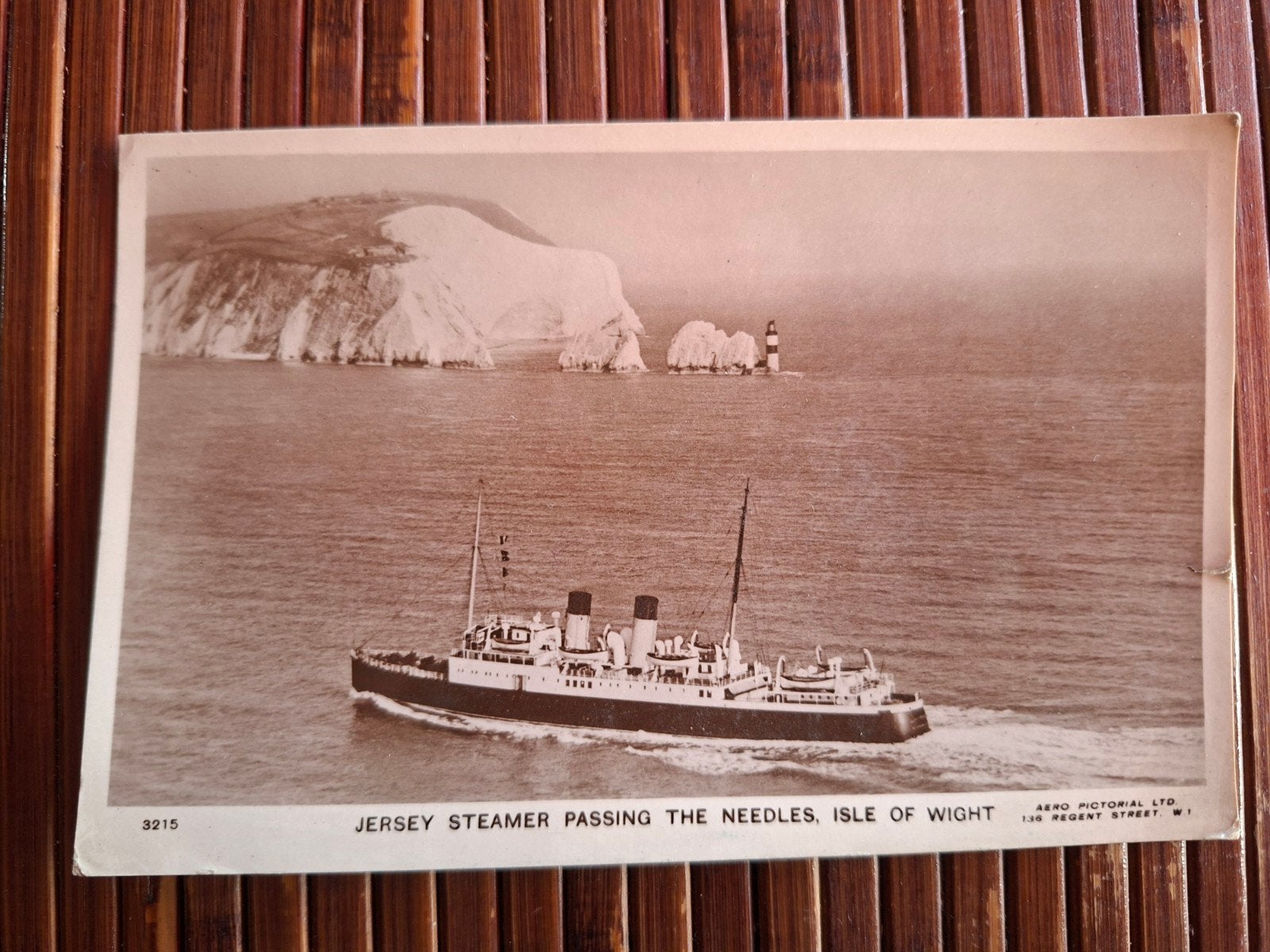 Oude ansichtkaart: Jersey Steamer, Isle of Wight (1939), Ophalen of Verzenden