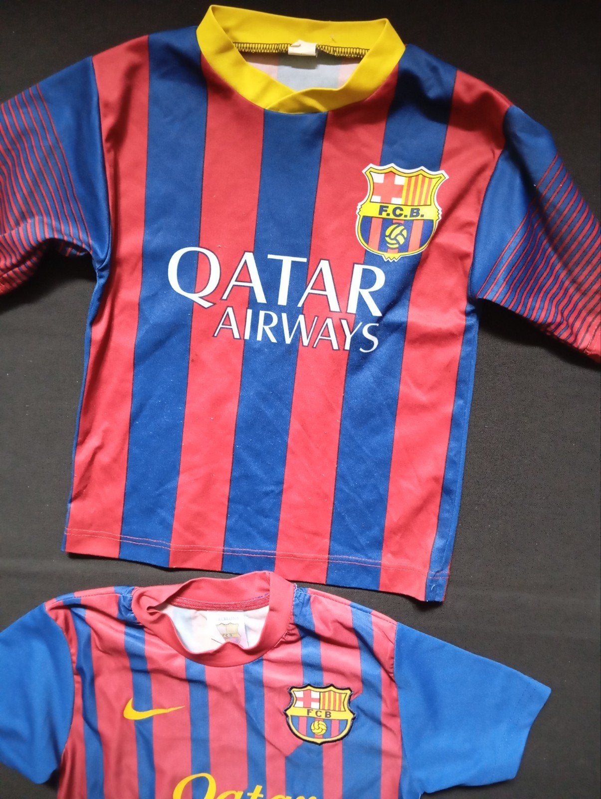 2 voetbalshirts voor de kids van WK QATAR- MESSI UNICEF, Maat XS of kleiner, Ophalen of Verzenden, Gebruikt, Shirt