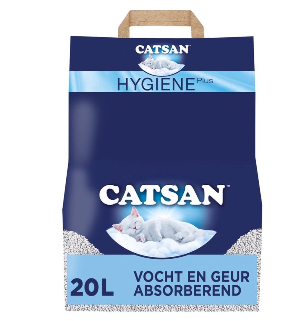 Kattenbakvulling - Hygiene Plus Geurabsorberend - 20 Liter, Dieren en Toebehoren, Verzenden, Nieuw