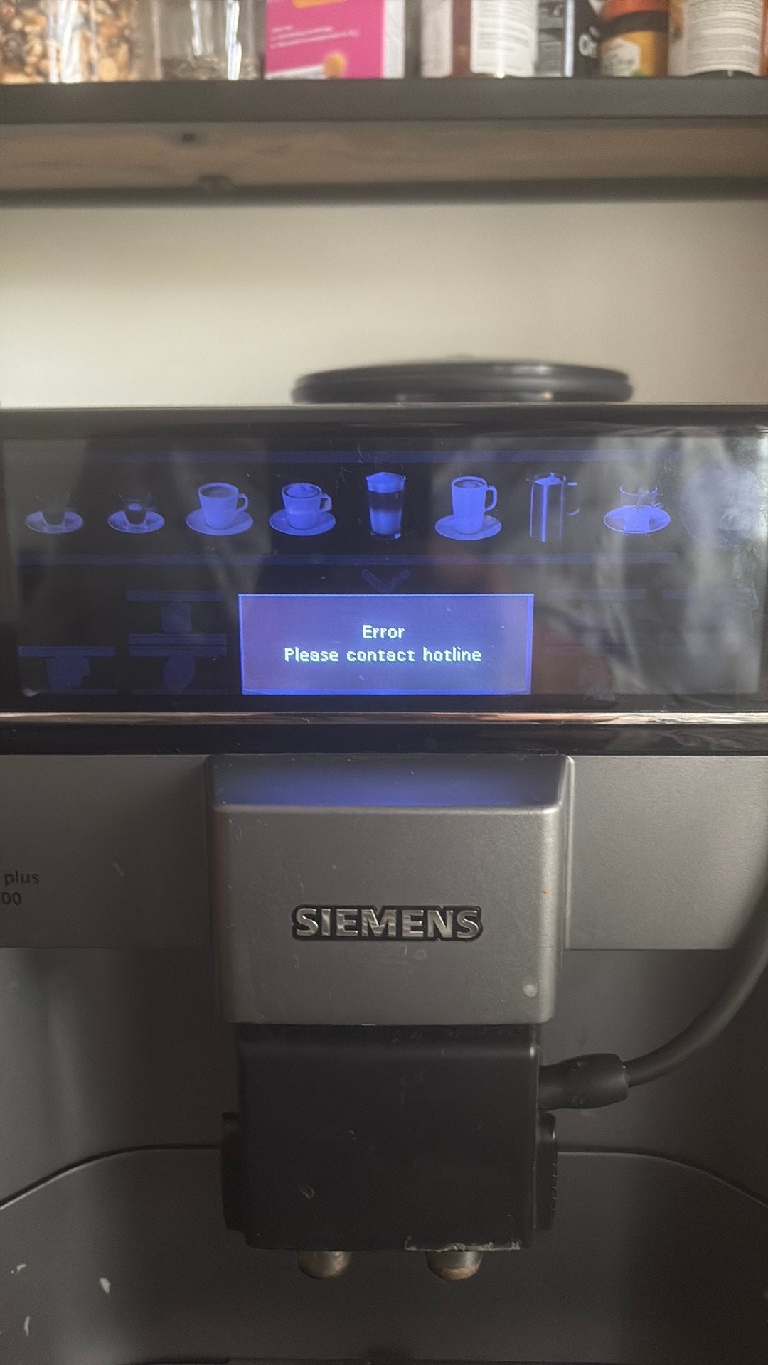 Siemens EQ.6 Plus S100 met storing Espressomachine, Ophalen, Afneembaar waterreservoir, Gebruikt, Espresso apparaat
