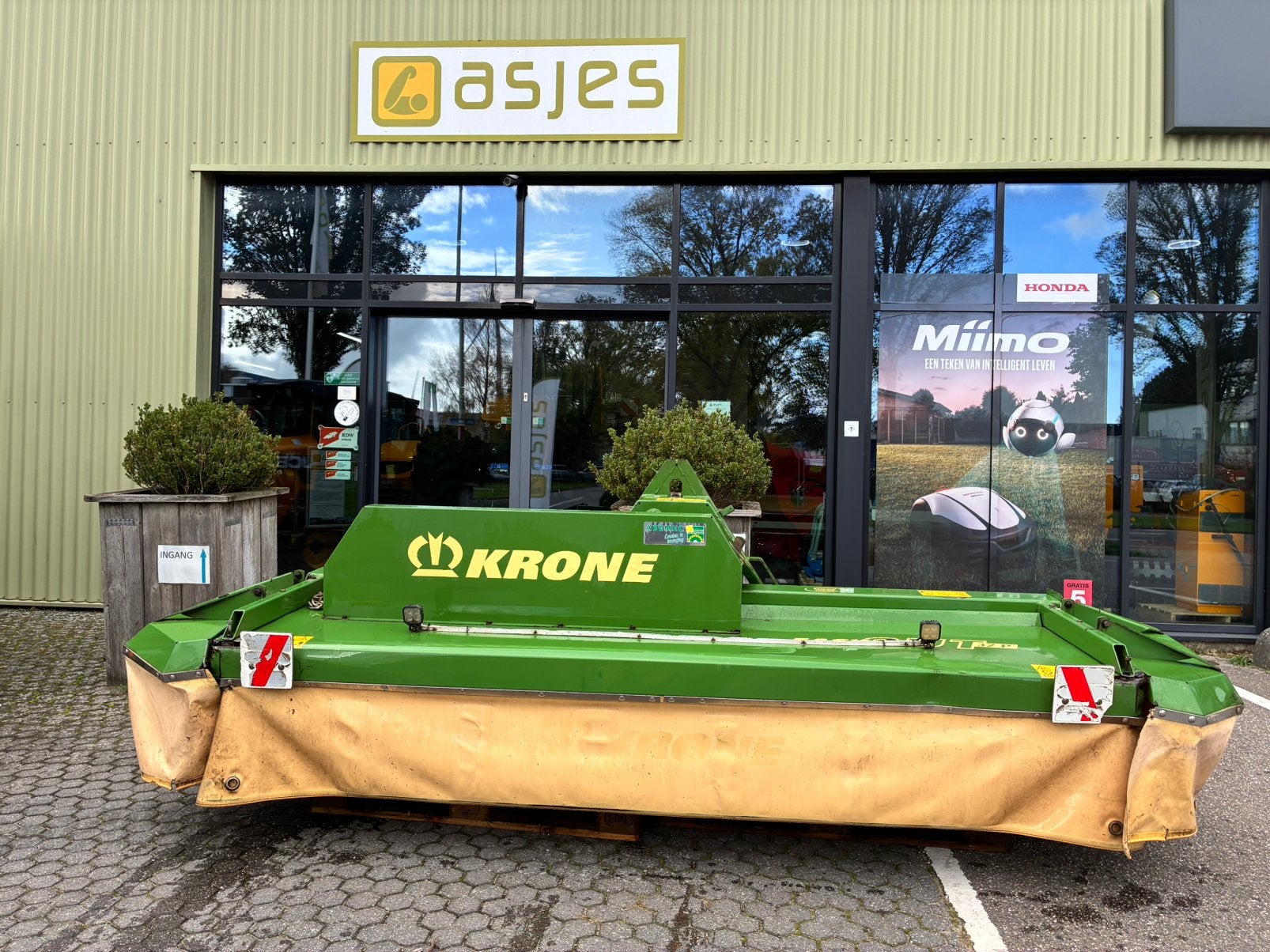Krone frontmaaier F320 groenvoer, aangedreven zwadtrommels, Ophalen of Verzenden