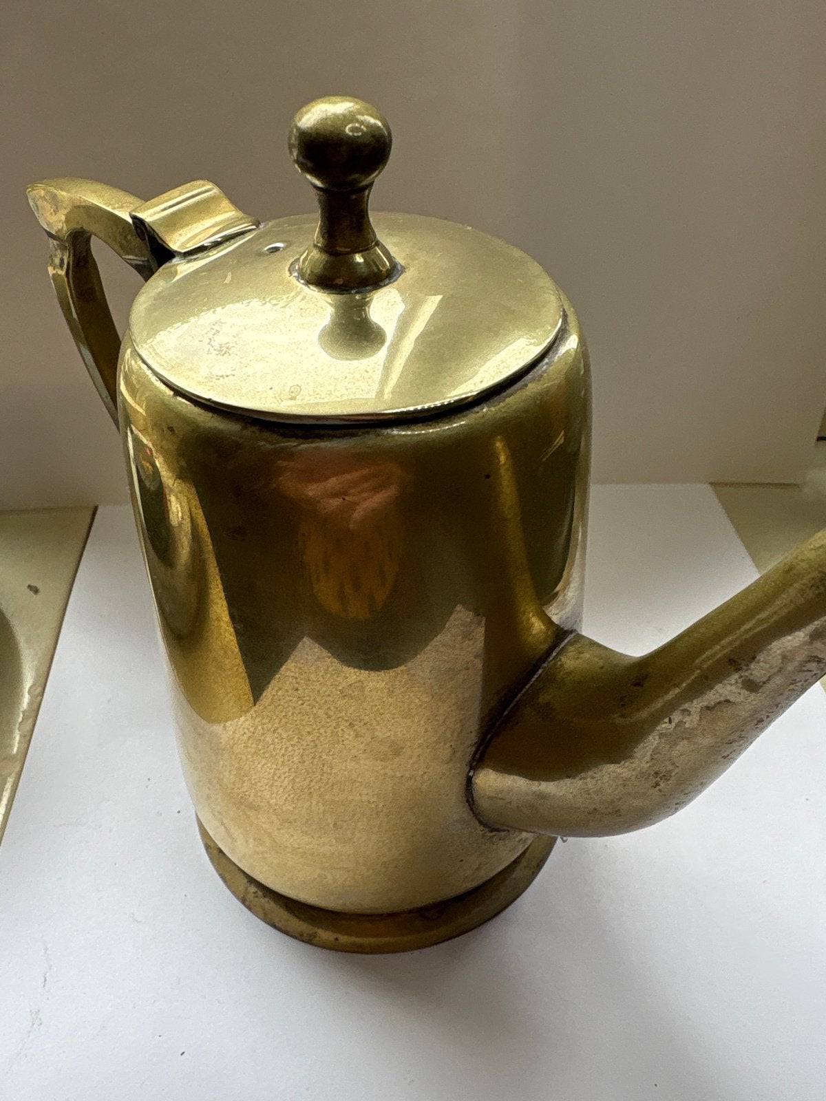 Vintage Koperen Koffiepot - Antieke Theepot, Ophalen of Verzenden, Koper
