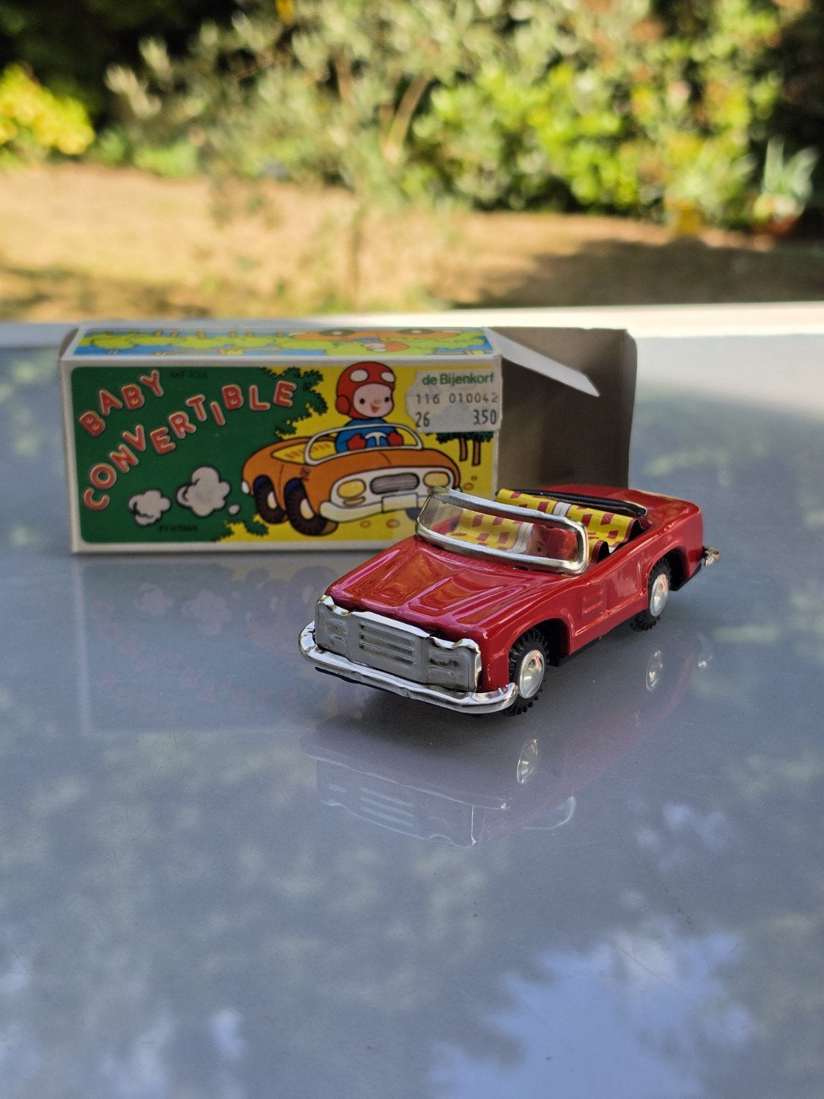 Vintage blikken frictie speelgoed auto MF 926 China, Ophalen of Verzenden, Zo goed als nieuw