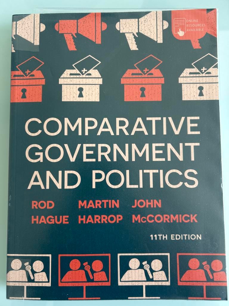 Comparative Government and Politics 11th Edition, Ophalen of Verzenden, Zo goed als nieuw, Politiek en Staatkunde, Wereld