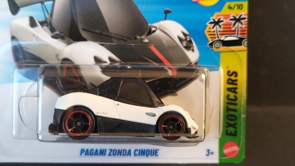 Pagani Zonda Cinque 1:64 3inch Hotwheels Tooned Pol, Auto, Verzenden, Nieuw, 1186mj 1 NL