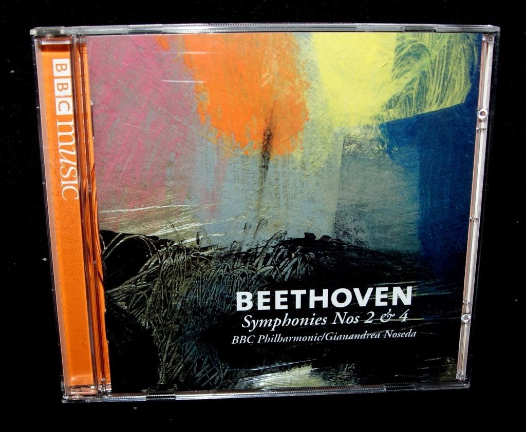 Beethoven - Symphonies Nos 2 & 4 - BBC Philharmonic - Gianan, Ophalen of Verzenden, Classicisme, Zo goed als nieuw, Overige typen