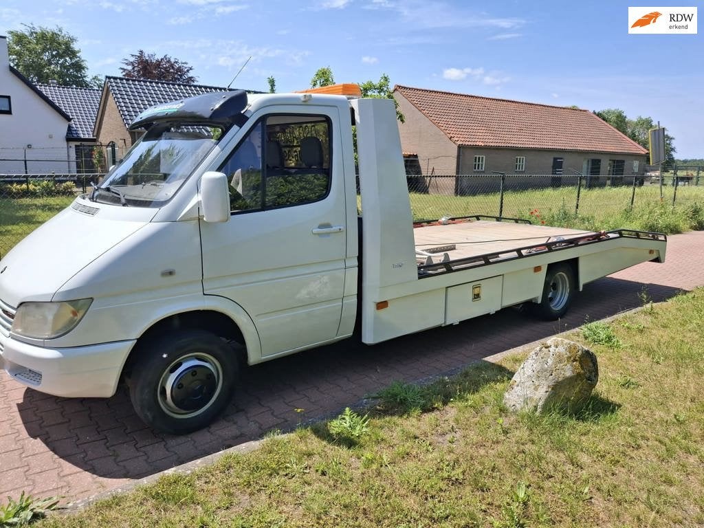 Mercedes-Benz Sprinter 416 CDI 2.7 402 oprijwagen tijhof, Gebruikt, 156 pk, Bedrijf, Grijs