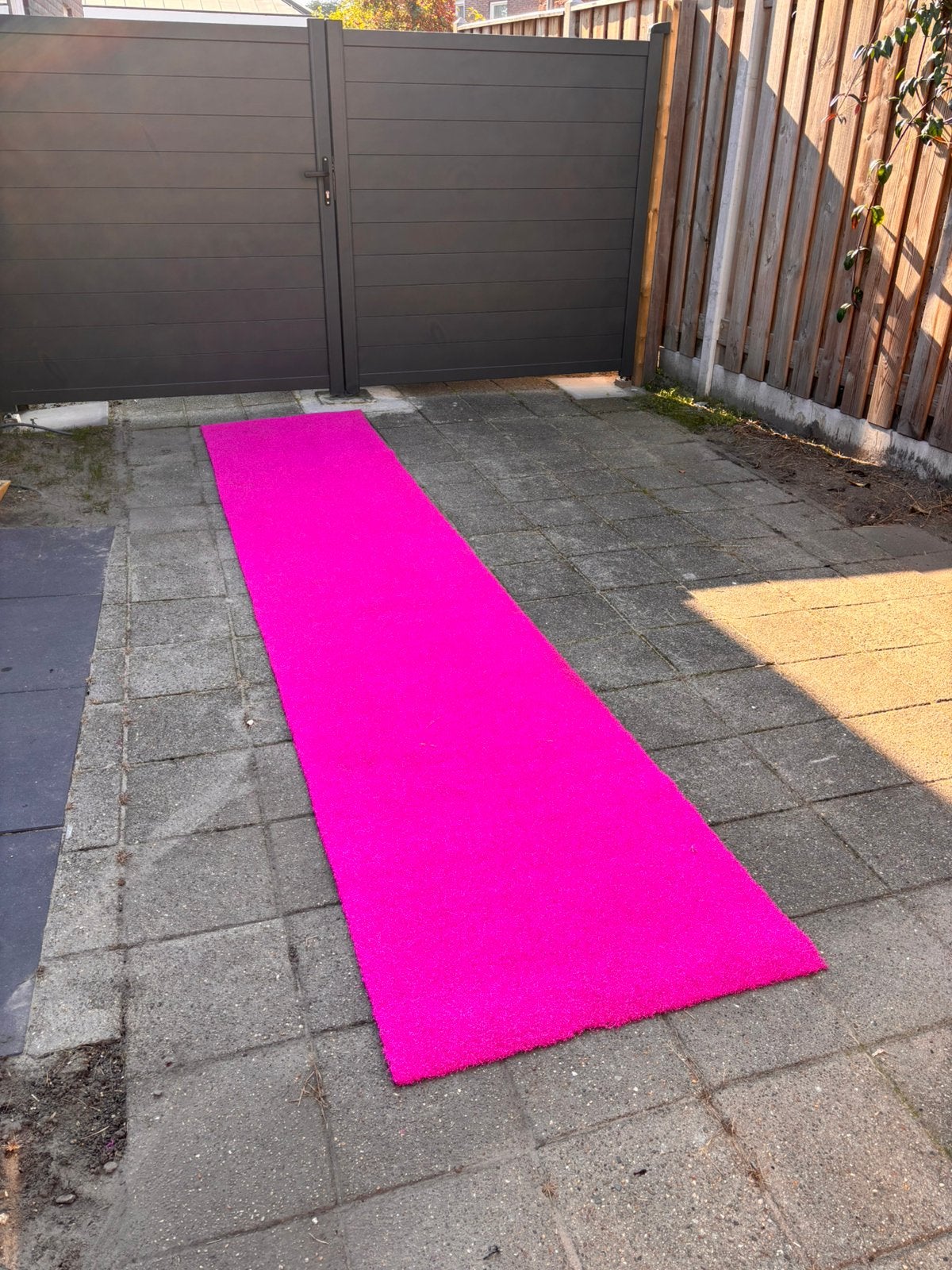 Roze loper prof outdoor kwaliteit, Ophalen, 50 tot 100 cm, Roze, Rechthoekig