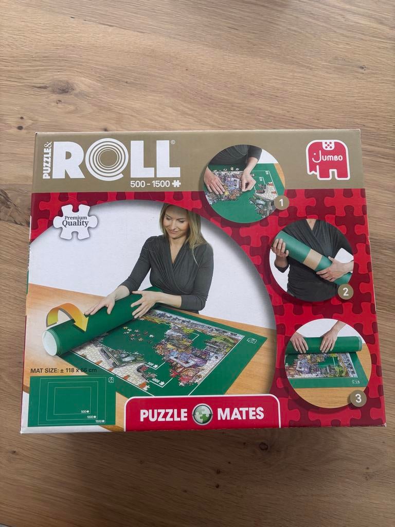 Jumbo Puzzel & Roll puzzelmat 500-1500 stukjes, Ophalen, 500 t/m 1500 stukjes, Nieuw, Overige typen