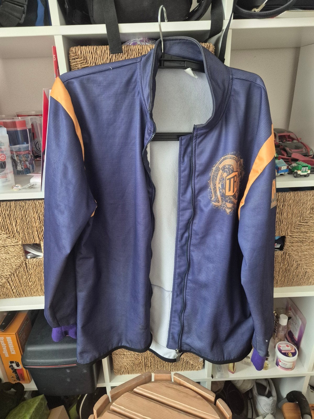 Agu Fietsjack - Blauw/Oranje - Maat XL, Ophalen, Gebruikt, Agu, Bovenkleding