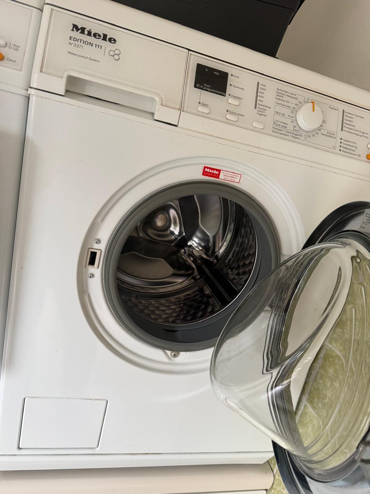 Miele W3371 Edition 111 Voorlader Wasmachine, Ophalen, Gebruikt, Voorlader, Kort programma