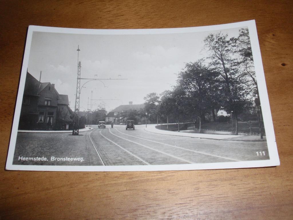 Heemstede Bronsteeweg, Verzenden, 1940 tot 1960, Gelopen, Noord-Holland