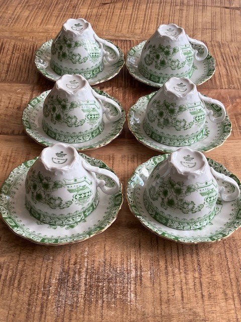 6 stuks Porceleinen kop/schotels Seltmann/Weiden, 1954/1990, Huis en Inrichting, Keuken | Servies, Ophalen of Verzenden, Zo goed als nieuw