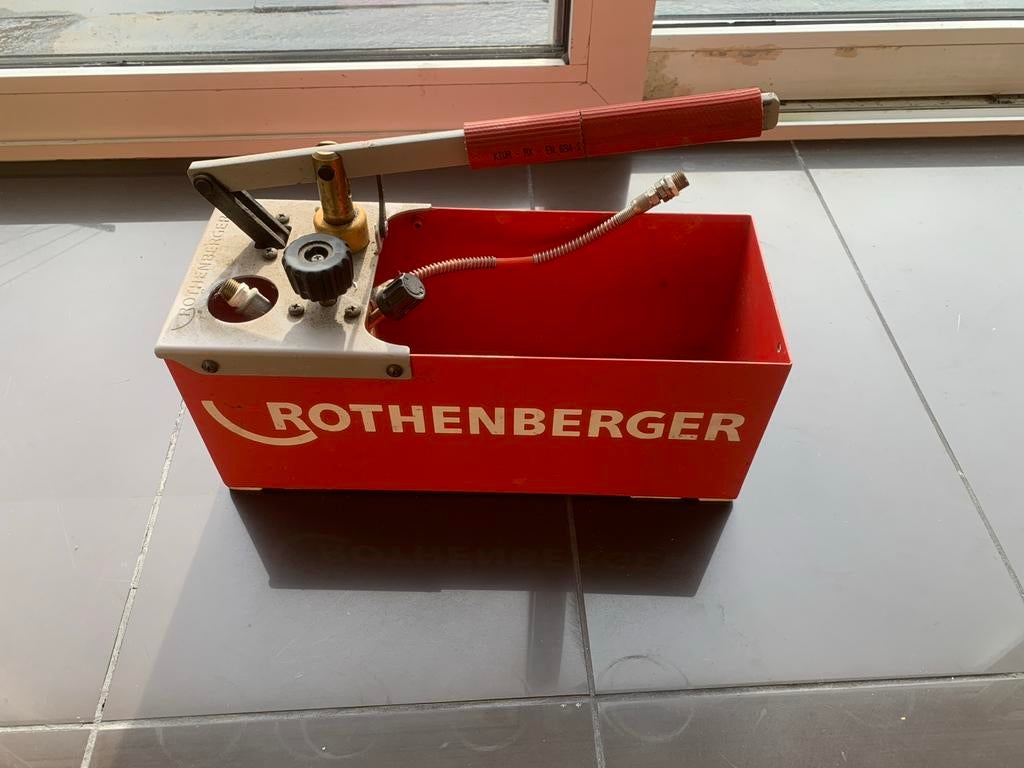 Rothenberger handpomp, Doe-het-zelf en Verbouw, Gereedschap | Handgereedschap, Ophalen of Verzenden, Gebruikt