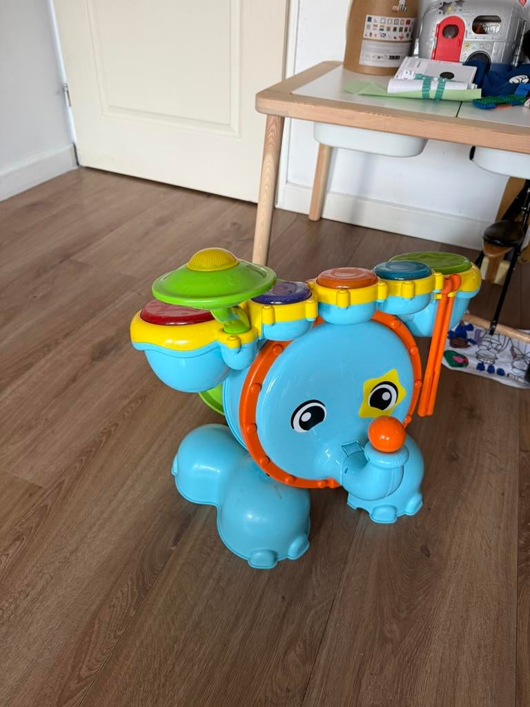vtech drumstel, Kinderen en Baby's, Ophalen, Zo goed als nieuw