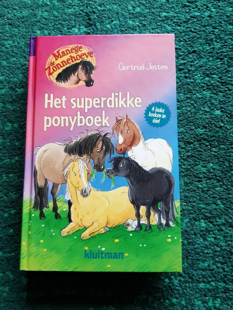nieuw vakantie boek super dikke ponyboek Jetten 4 verhalen, Ophalen of Verzenden, Nieuw, Gertrud Jetten, Fictie algemeen
