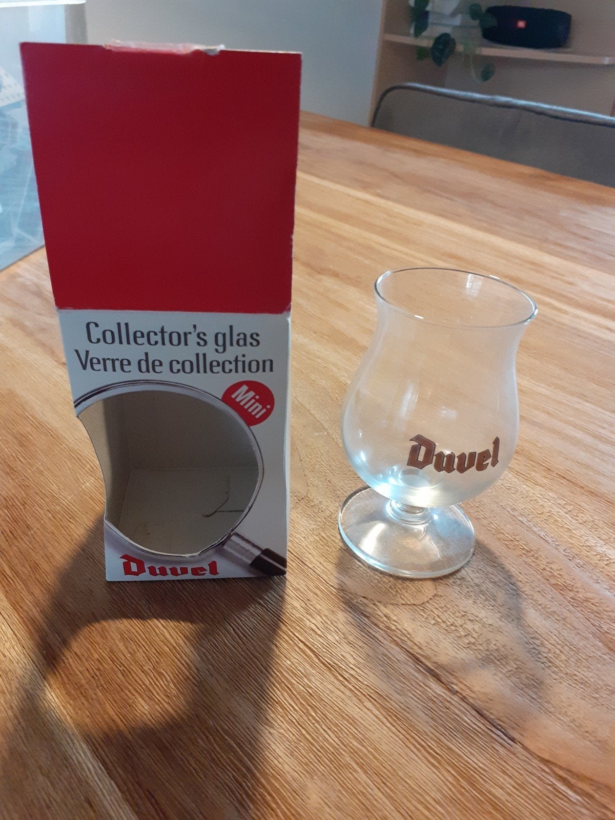 Duvel Collector's Glas Mini - Zo goed als nieuw, Ophalen, Zo goed als nieuw, Glas of Glazen, Duvel