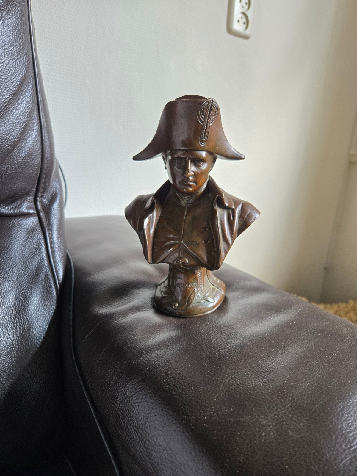 Bronzen Buste Napoleon Bonaparte, Ophalen, Minder dan 20 cm, Buste, Gepatineerd