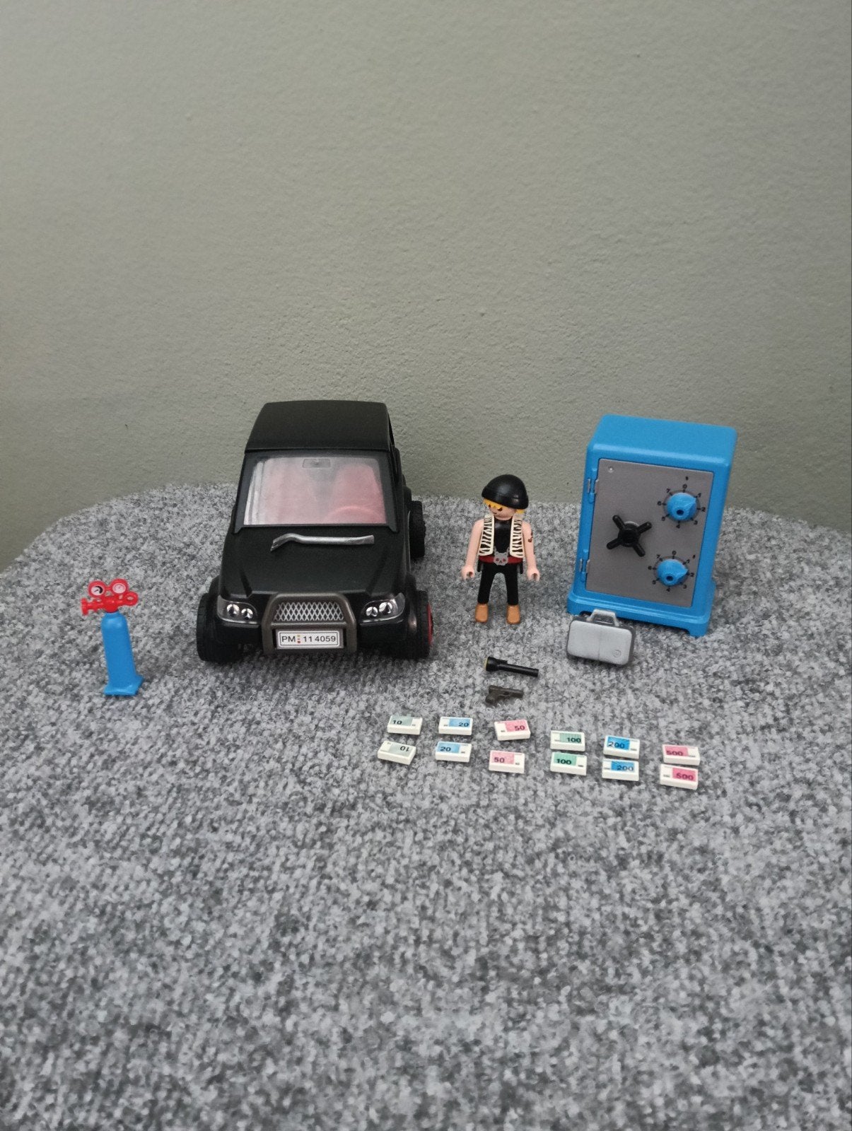 Playmobil Boef met Kluis en Auto - Complete Set, Complete set, Voertuig, Brandstätterstr. 2-10, 90513 Zirndorf, Duitsland, Ophalen of Verzenden