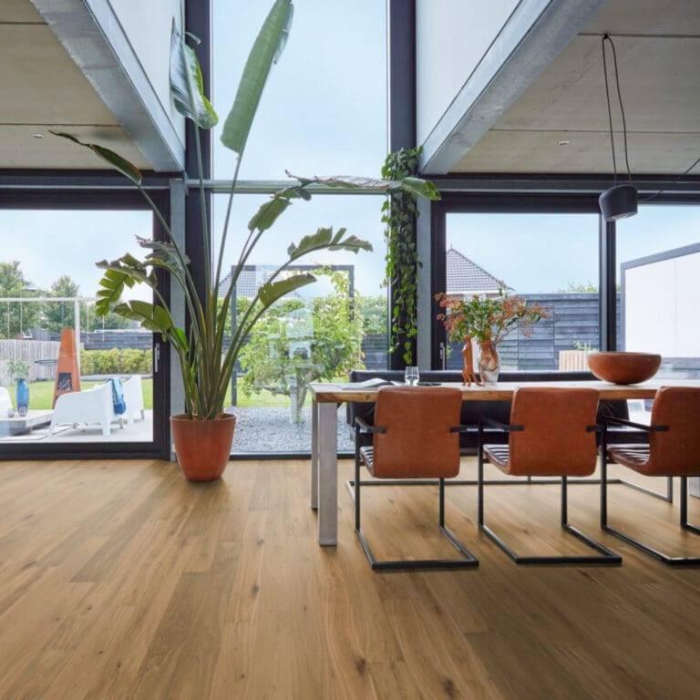 Lamel Parket Reseda Rustiek gerookt naturel - vooraf geoiled, Parket, Bruin, 75 m² of meer, Nieuw
