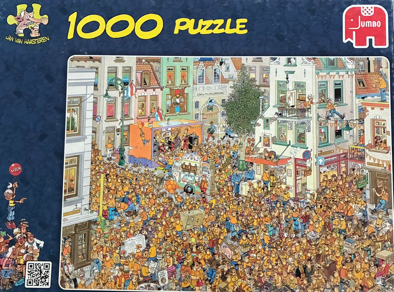 Jan van Haasteren puzzel 1000, Ophalen of Verzenden, 500 t/m 1500 stukjes, Zo goed als nieuw