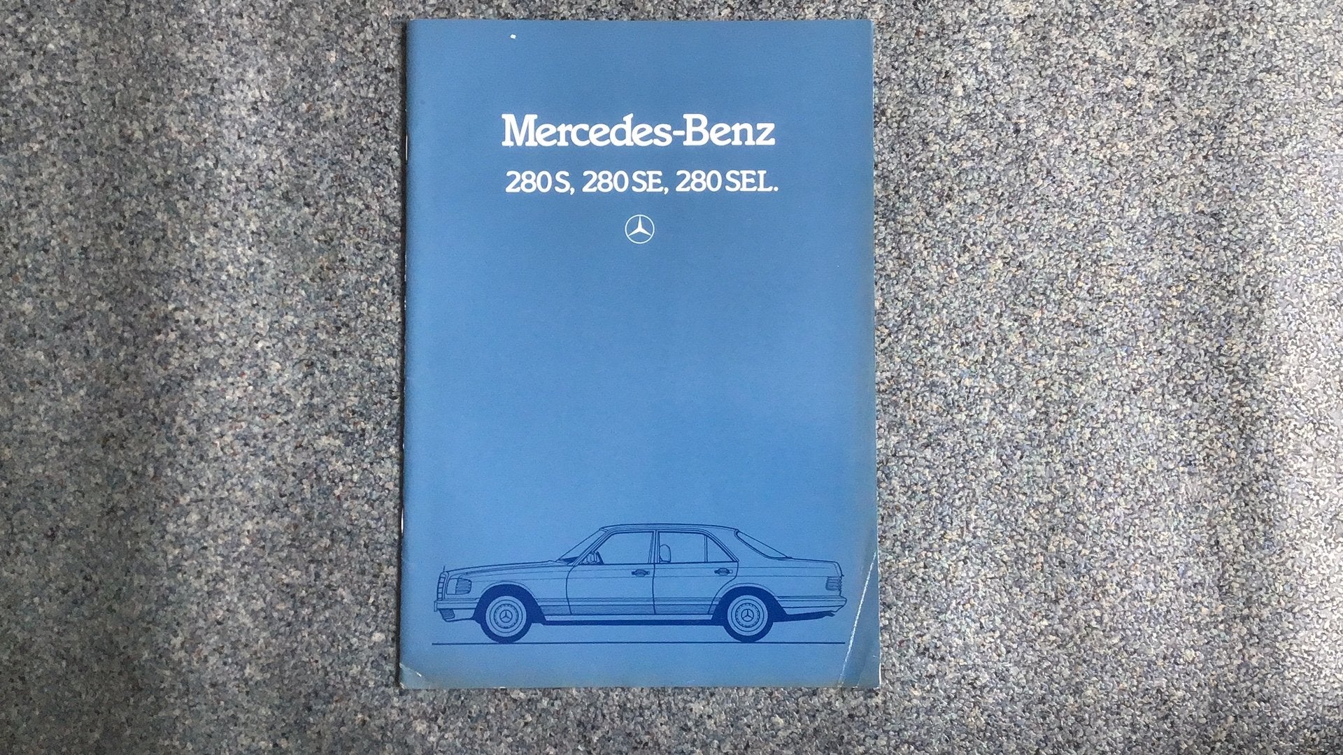 MERCEDES BENZ ZEER OUDE FOLDER 280 S 280 SE 280 SEL, Ophalen of Verzenden, Zo goed als nieuw, Mercedes, Diverse auteurs