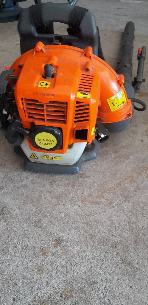 Bladblazer, Ophalen, Benzine, Gebruikt, Ruggedragen