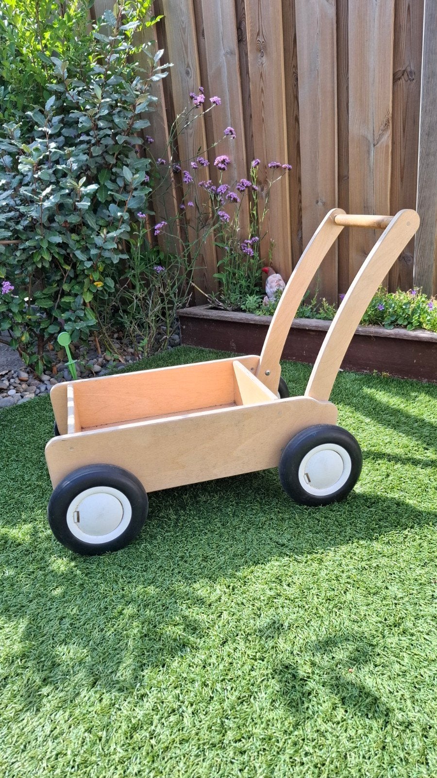 Houten loopwagen / bolderkar, Ophalen, Gebruikt, Overige typen, Met wieltjes