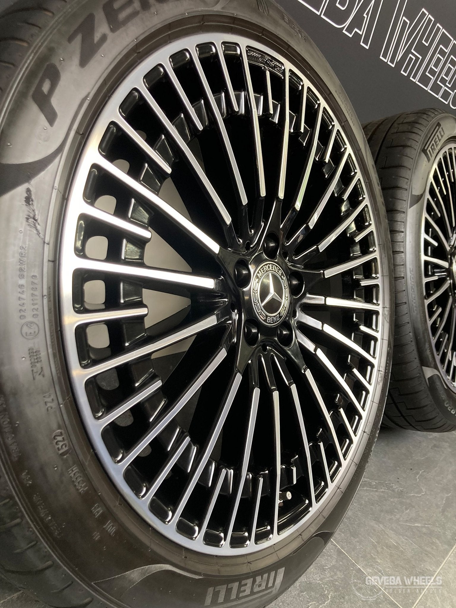 20” Originele Mercedes EQA H243 EQB X243 AMG velgen + banden, Gebruikt, -, -, Banden en Velgen
