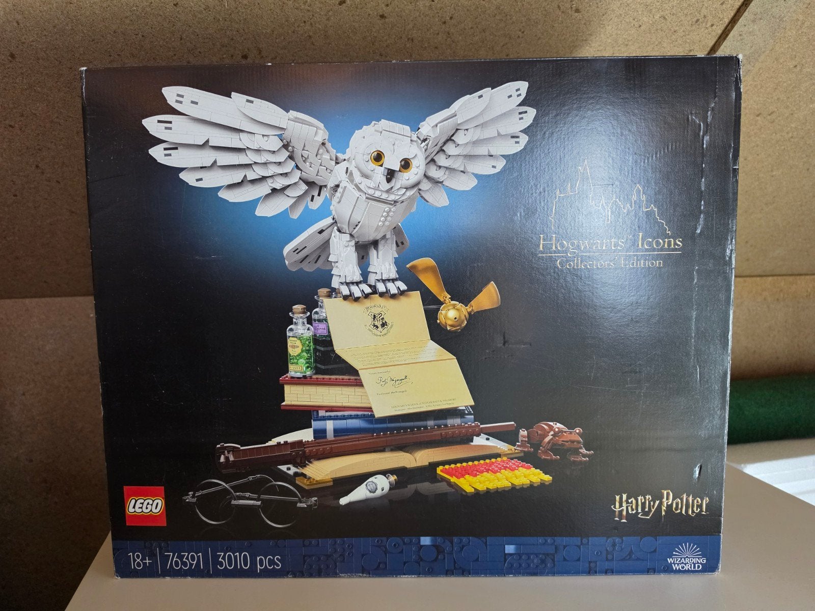 lego 76391 harry potter uil hedwig zgan, Ophalen of Verzenden, Zo goed als nieuw