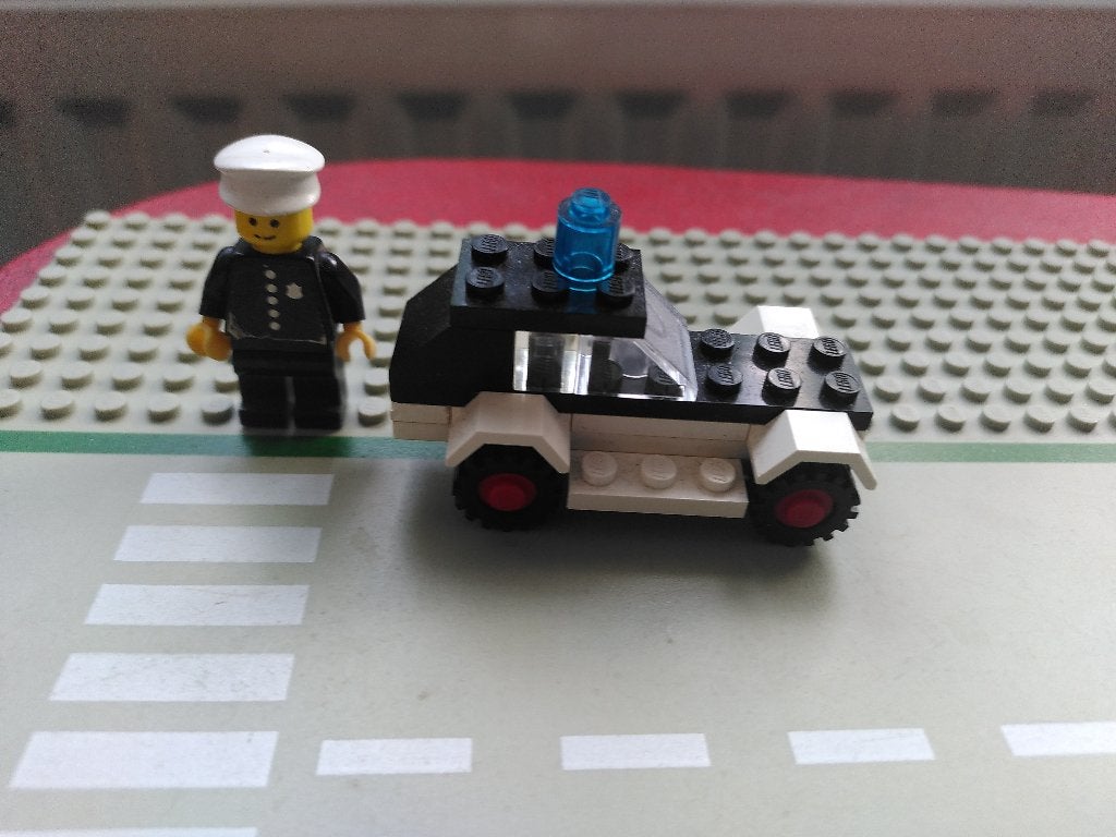 LEGO 600 Police Patrol/Politieauto, Inclusief minifiguren, Gebruikt, Overige thema's, Lego