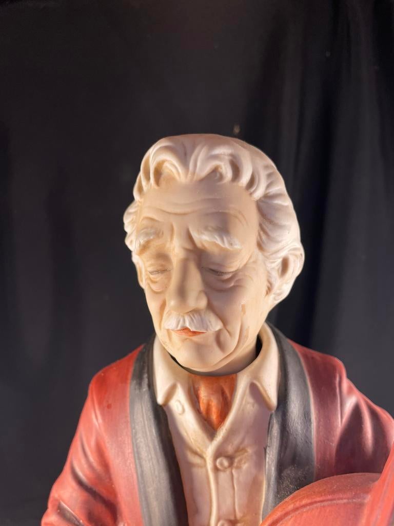 Beeldje van man met cello., Ophalen of Verzenden
