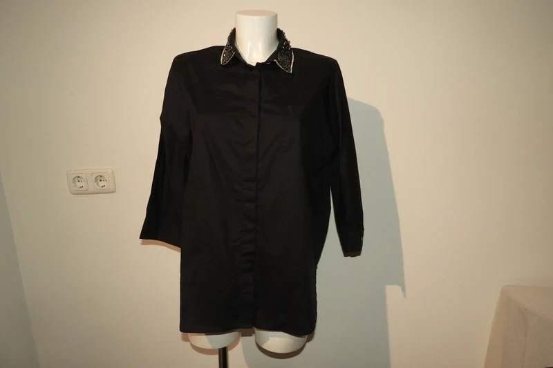 Essentiel Antwerp blouse tuniek kraagje kraaltjes M