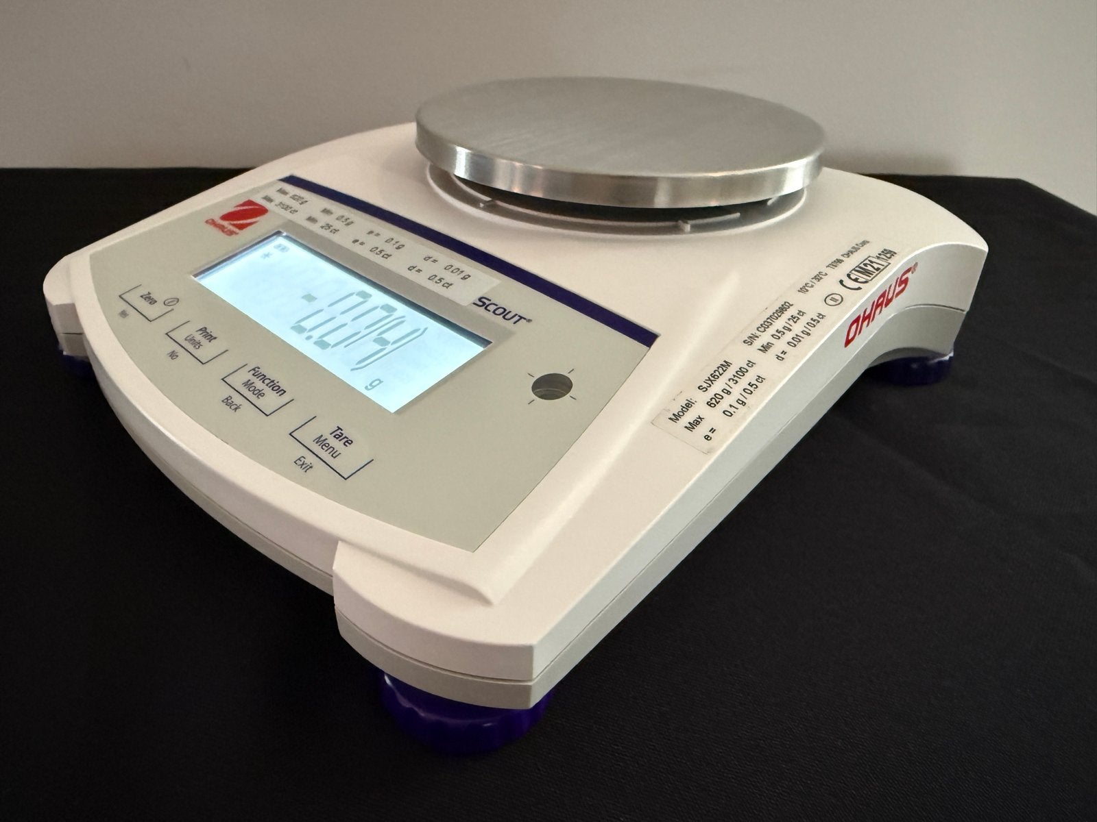 Ohaus SJX622M Precisieweegschaal Geijkt 0,01-620g, Ophalen, Nieuw, 10 tot 50 kg