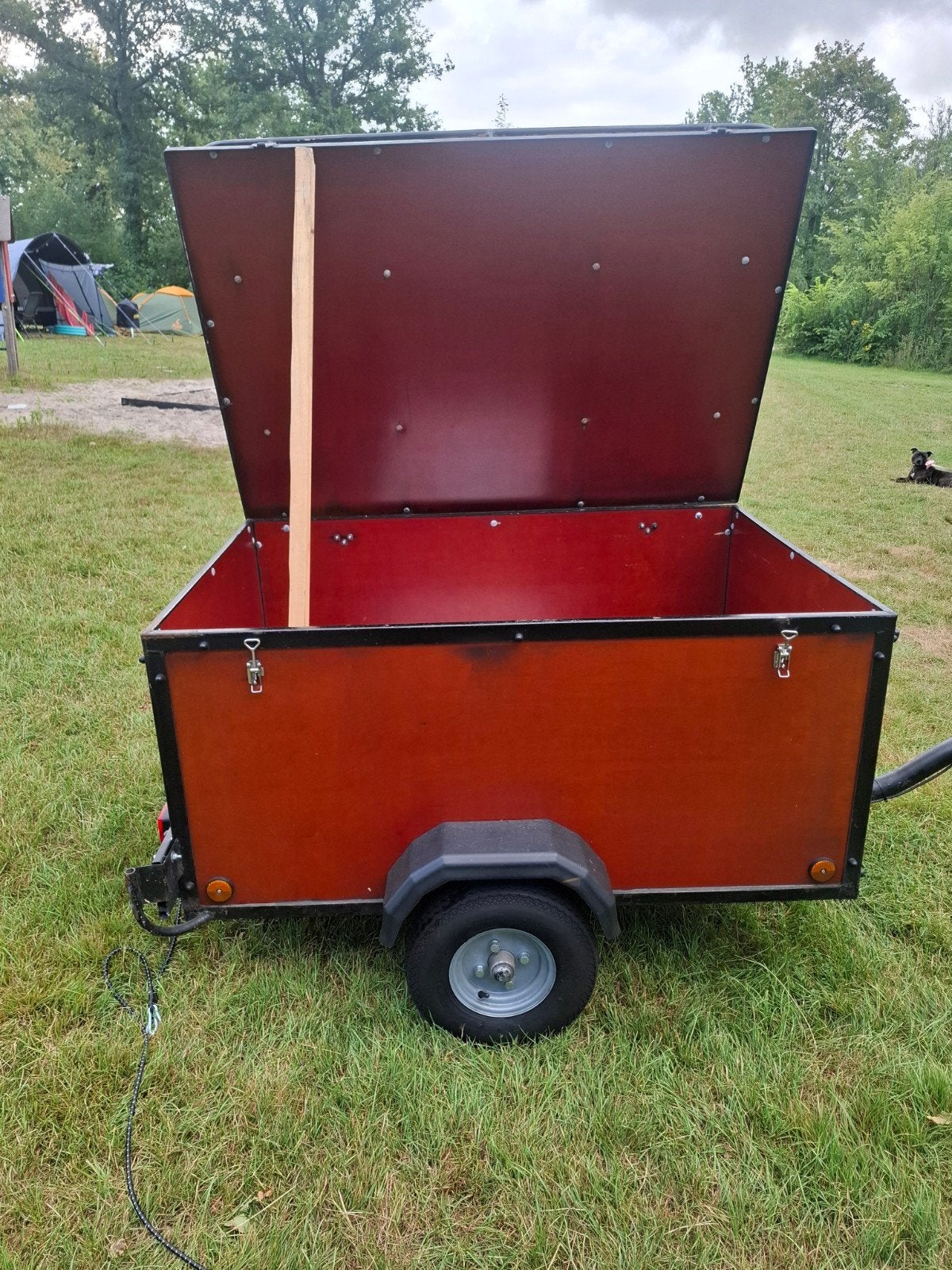 Aanhangwagen  bagagewagen viskarretje aanhanger, Ophalen