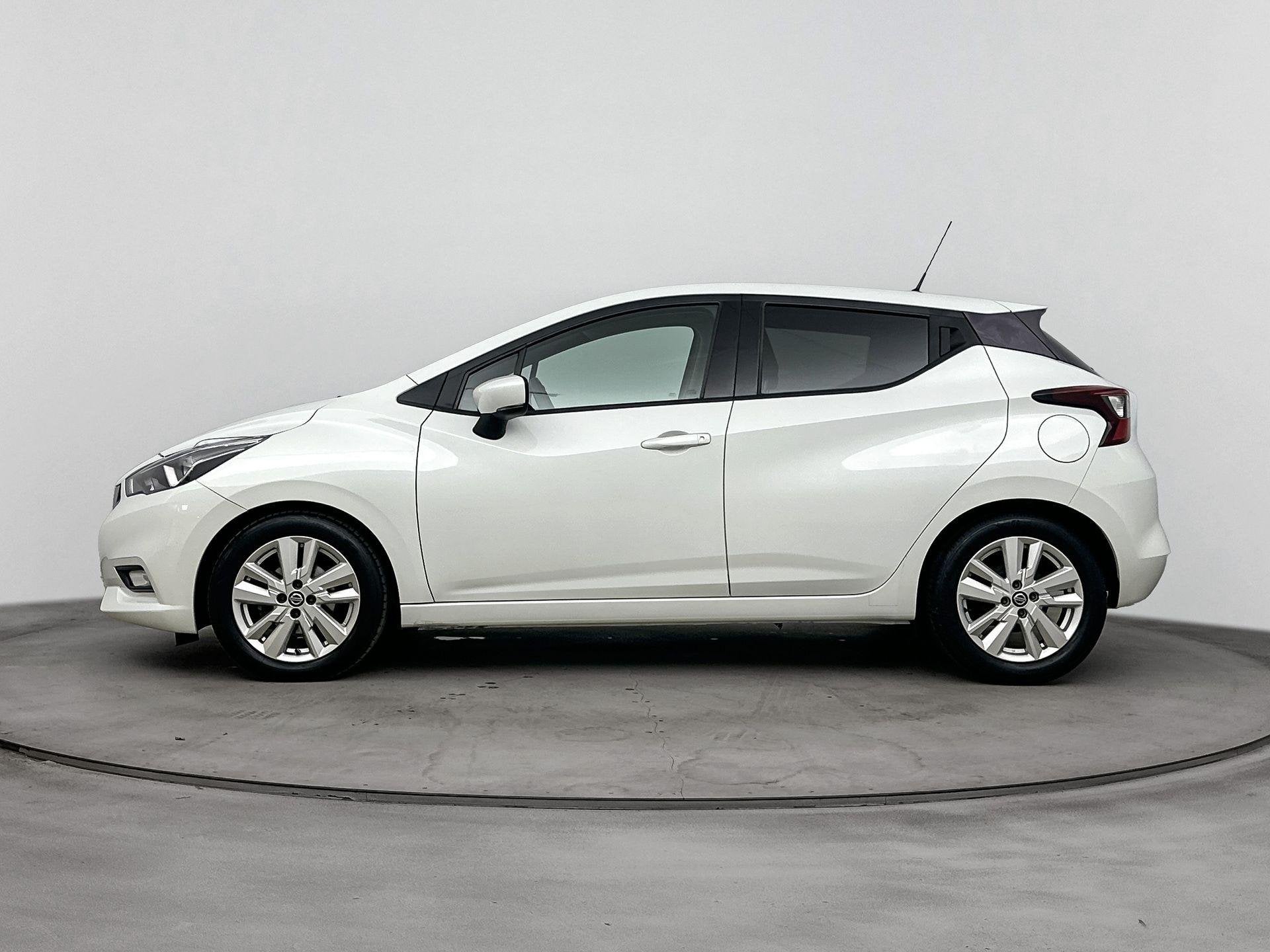 Nissan Micra 1.0 IG-T N-Connecta | Camera achter | Carplay/A, Auto's, Voorwielaandrijving, Euro 6, Wit, Origineel Nederlands