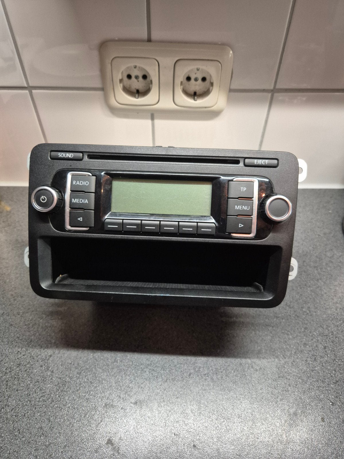 Origineel Volkswagen RCD210 MP3 autoradio, Ophalen of Verzenden, Gebruikt