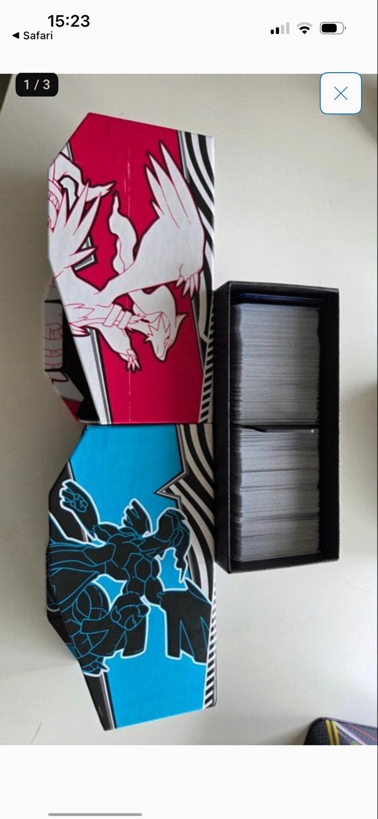 Pokémon Kaarten black bolt/ white flare, Ophalen, Gebruikt, Meerdere kaarten