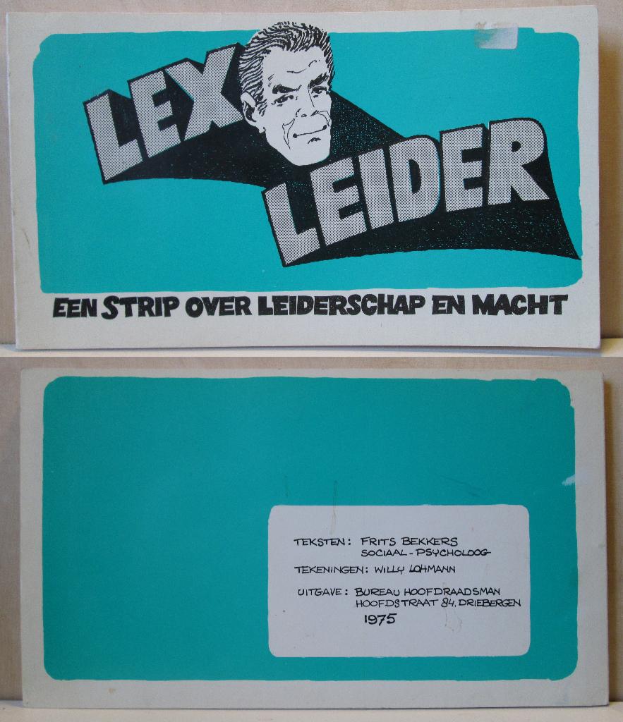 Lex Leider - Een strip over leiderschap en macht (SC), Boeken, Stripboeken, Nieuw, Eén stripboek, Ophalen of Verzenden