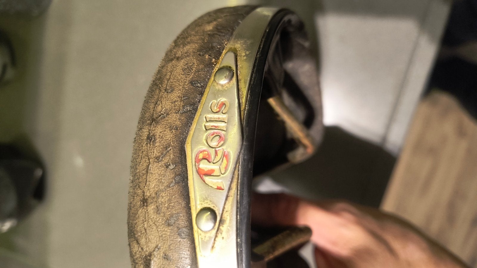 Vintage Rolls san marco leren zadel atb mtb racefiets, Kinderfiets, Ophalen of Verzenden, Zo goed als nieuw, Zadel
