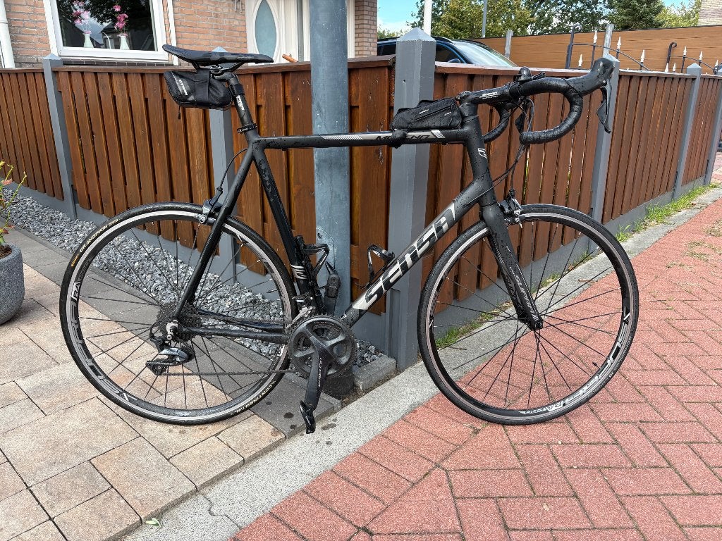 Sensa Modena LTD Ultegra (Maat 64) - inc Garmin & Accessoire, 28 inch, Gebruikt, Heren, Aluminium