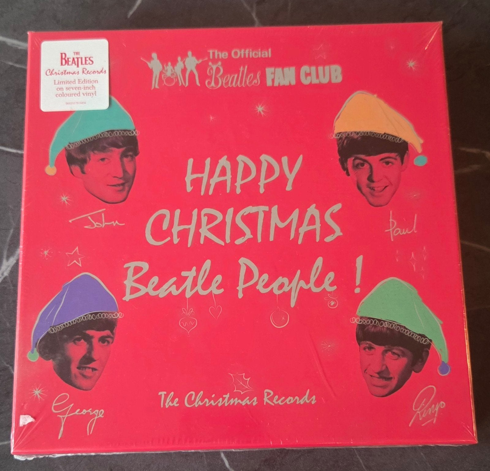 the Beatles Happy Christmas Beatle people, Boxset, Ophalen of Verzenden, Pop, Boxset