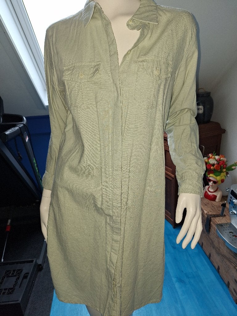 groene blouse/jurk eksept mt.l zgan 1x gedragen, Maat 42/44 (L), Ophalen of Verzenden, Zo goed als nieuw, Eksept