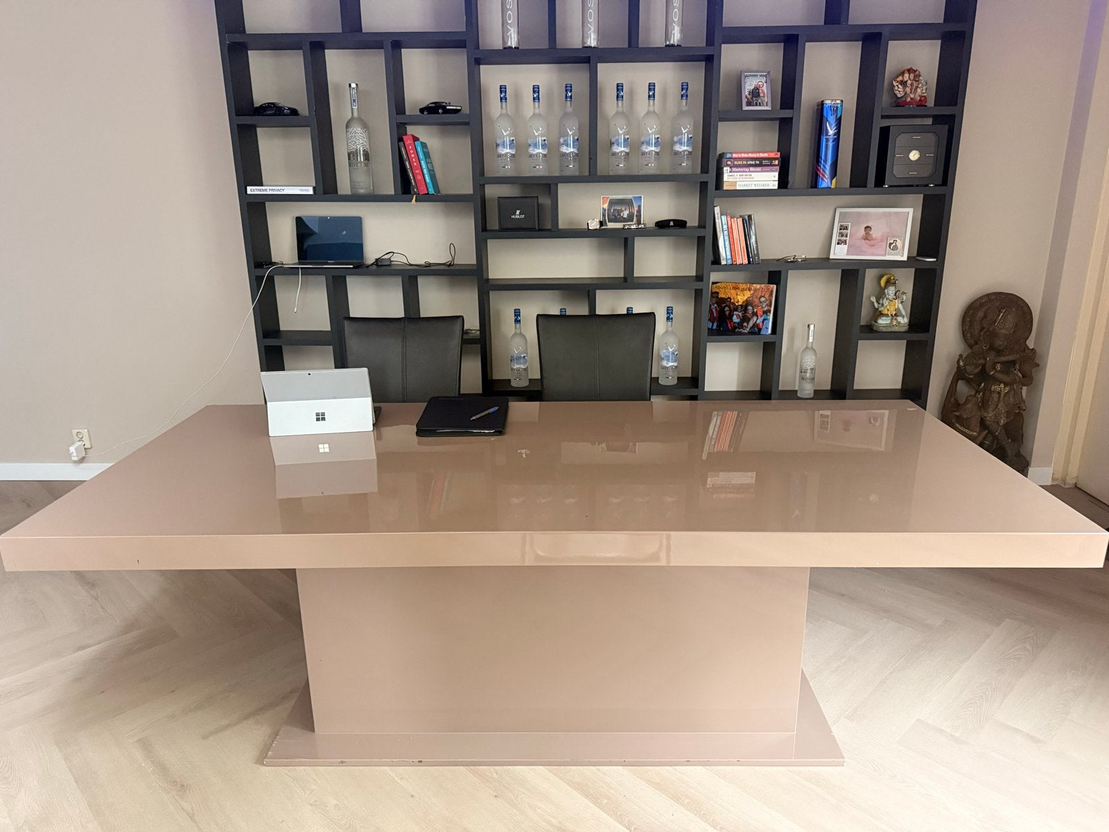 Eric Kuster eettafel - 230x100cm, Huis en Inrichting, Tafels | Eettafels, Ophalen, Overige materialen, Gebruikt, 100 tot 150 cm